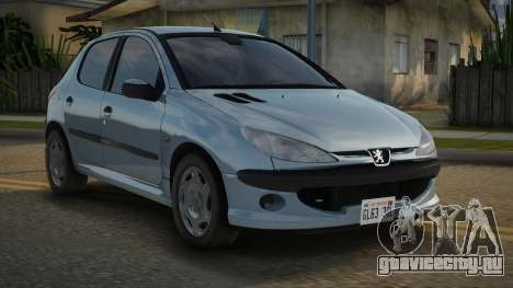 Peugeot 206 AT 4 Door (type6) для GTA San Andreas