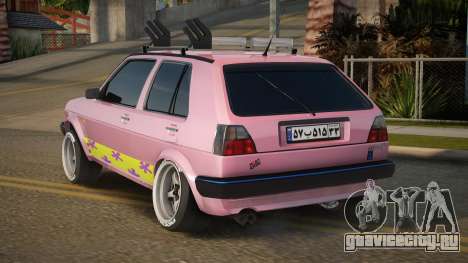Volkswagen Golf Mk2 (Camber Style) для GTA San Andreas