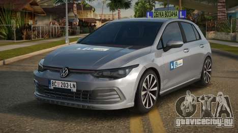Volkswagen Golf VIII Auto Skola для GTA San Andreas
