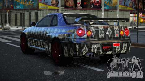 Nissan Skyline R34 Vinor S6 для GTA 4