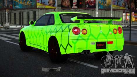 Nissan Skyline R34 Vinor S8 для GTA 4