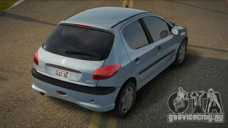 Peugeot 206 AT 4 Door (type6) для GTA San Andreas