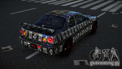 Nissan Skyline R34 Vinor S6 для GTA 4
