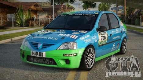 2004 Dacia Logan 24h Nurburgring для GTA San Andreas