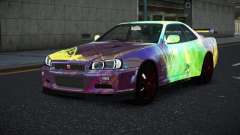 Nissan Skyline R34 Vinor S7 для GTA 4