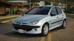 Peugeot 206 AT 4 Door (type6) для GTA San Andreas