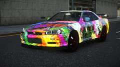 Nissan Skyline R34 Vinor S4 для GTA 4