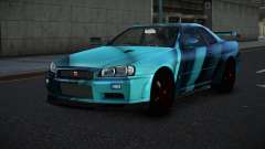 Nissan Skyline R34 Vinor S3 для GTA 4