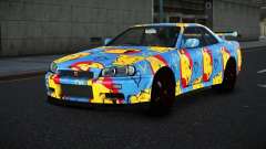 Nissan Skyline R34 Vinor S5 для GTA 4