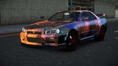 Nissan Skyline R34 Vinor S14 для GTA 4