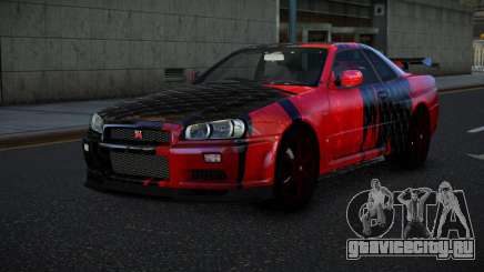 Nissan Skyline R34 Vinor S12 для GTA 4