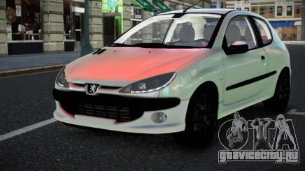 Peugeot 206 Lahvifelo для GTA 4