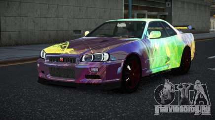 Nissan Skyline R34 Vinor S7 для GTA 4