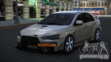 Mitsubishi Lancer Evolution X Xumem для GTA 4