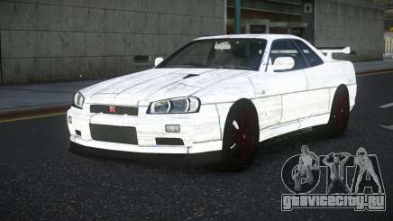 Nissan Skyline R34 Vinor S1 для GTA 4