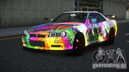 Nissan Skyline R34 Vinor S4 для GTA 4