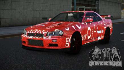 Nissan Skyline R34 Vinor S13 для GTA 4