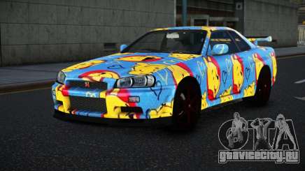 Nissan Skyline R34 Vinor S5 для GTA 4
