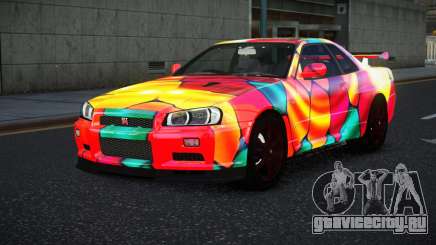 Nissan Skyline R34 Vinor S11 для GTA 4