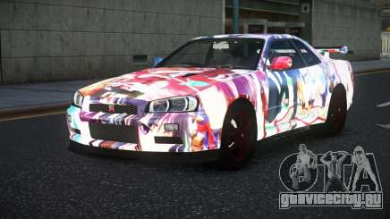 Nissan Skyline R34 Vinor S2 для GTA 4