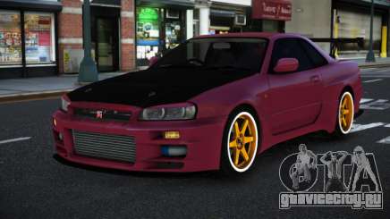 Nissan Skyline R34 Lepob для GTA 4