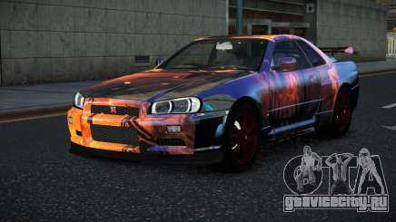 Nissan Skyline R34 Vinor S14 для GTA 4
