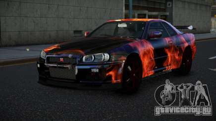 Nissan Skyline R34 Vinor S9 для GTA 4