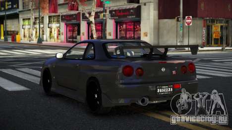 Nissan Skyline R34 Ferzow для GTA 4