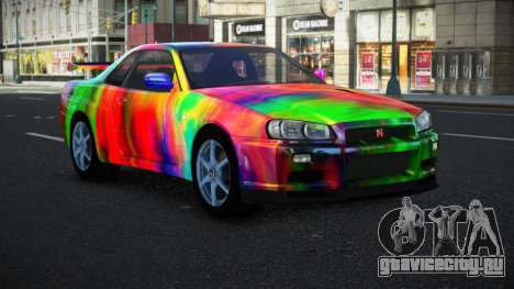Nissan Skyline R34 Bassty S14 для GTA 4
