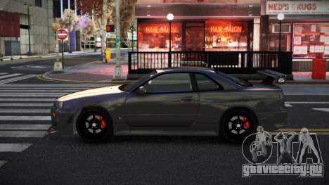 Nissan Skyline R34 Ferzow для GTA 4
