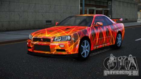 Nissan Skyline R34 Bassty S13 для GTA 4