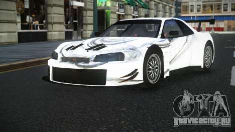 Nissan Skyline R34 GT-R Morley S9 для GTA 4