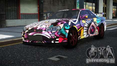 Nissan Skyline R34 Nolia S8 для GTA 4