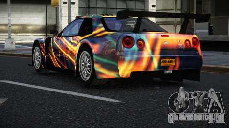 Nissan Skyline R34 GT-R Morley S7 для GTA 4