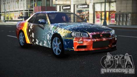 Nissan Skyline R34 Bassty S10 для GTA 4