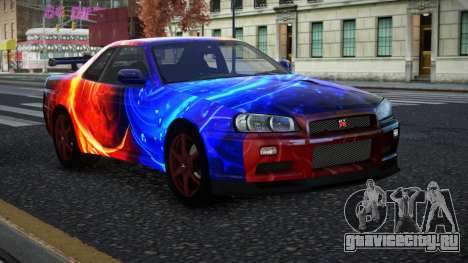 Nissan Skyline R34 Nolia S7 для GTA 4