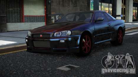 Nissan Skyline R34 Nolia S14 для GTA 4