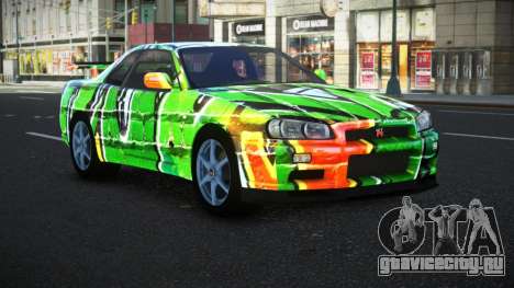 Nissan Skyline R34 Bassty S1 для GTA 4