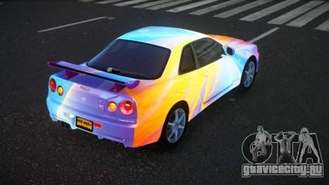 Nissan Skyline R34 Bassty S8 для GTA 4