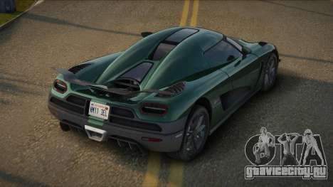 Koenigsegg Agera R Jornas для GTA San Andreas