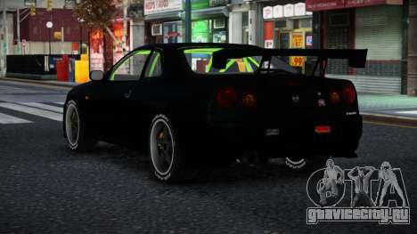 Nissan Skyline R34 Ujon для GTA 4