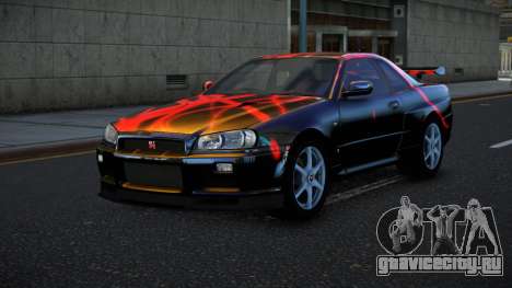 Nissan Skyline R34 Bassty S12 для GTA 4