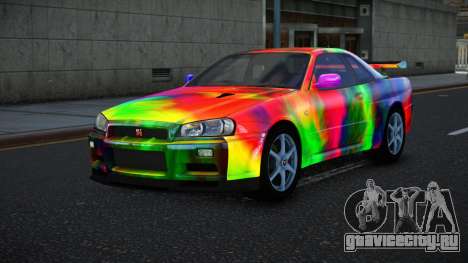 Nissan Skyline R34 Bassty S14 для GTA 4