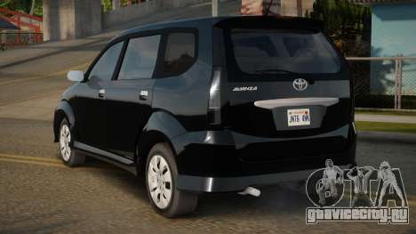 Toyota Avanza V1.1 для GTA San Andreas