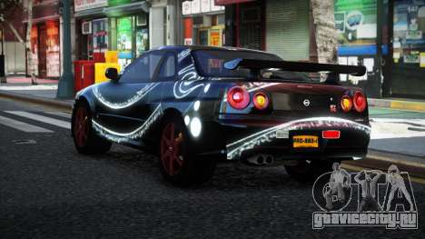 Nissan Skyline R34 Nolia S11 для GTA 4