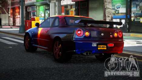 Nissan Skyline R34 Nolia S7 для GTA 4