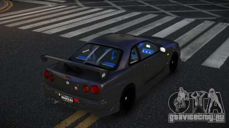 Nissan Skyline R34 Ferzow для GTA 4