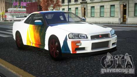 Nissan Skyline R34 Nolia S9 для GTA 4