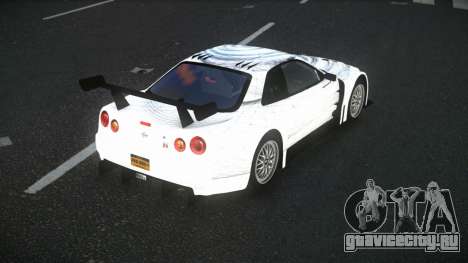 Nissan Skyline R34 GT-R Morley S9 для GTA 4