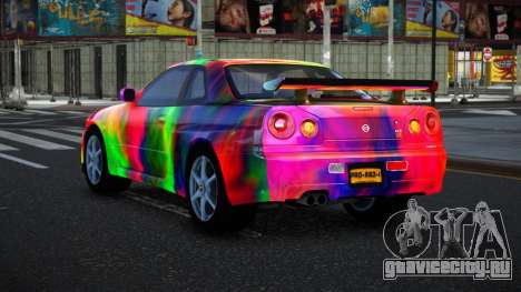 Nissan Skyline R34 Bassty S14 для GTA 4
